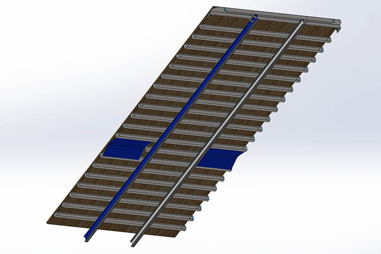 Diseño de subchasis caja seca Viva Carrocerías